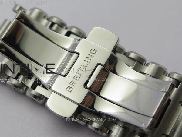 Chronomat B01 42mm SS/RG TF 1:1 Best Edition Silver Dial on SS Bracelet A7750 - Image 17