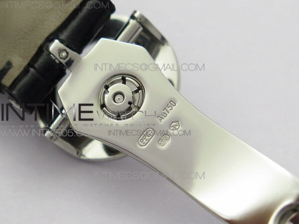 Calatrava 5153G-010 SS ZF 1:1 Best Edition White textured dial on Black Leather Strap A324CS - Image 18