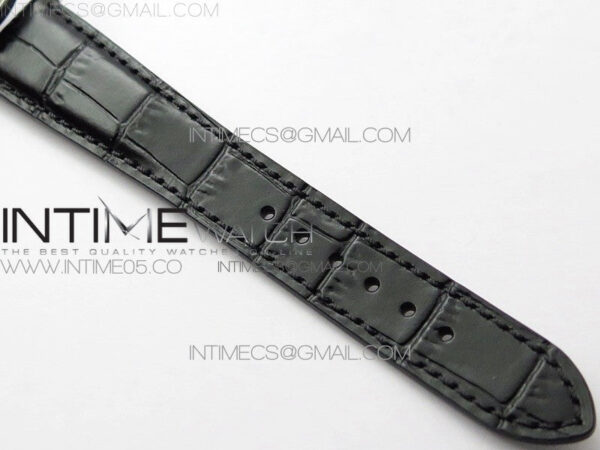 Calatrava 5153G-010 SS ZF 1:1 Best Edition White textured dial on Black Leather Strap A324CS - Image 21