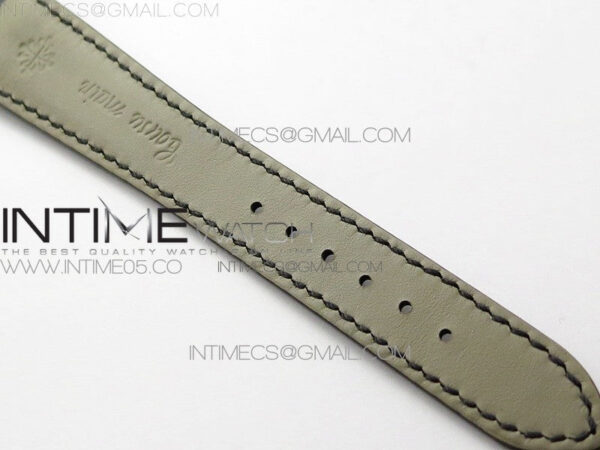 Calatrava 5153G-010 SS ZF 1:1 Best Edition White textured dial on Black Leather Strap A324CS - Image 22
