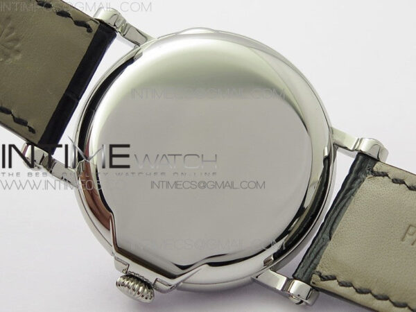 Calatrava 5153G-010 SS ZF 1:1 Best Edition White textured dial on Black Leather Strap A324CS - Image 25