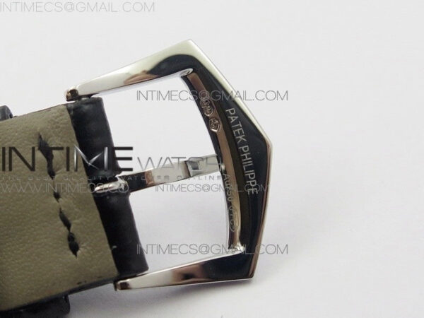 Calatrava 5296G SS ZF 1:1 Best Edition Ivory Dial On Black Leather Strap 324CS (Free box) - Image 23