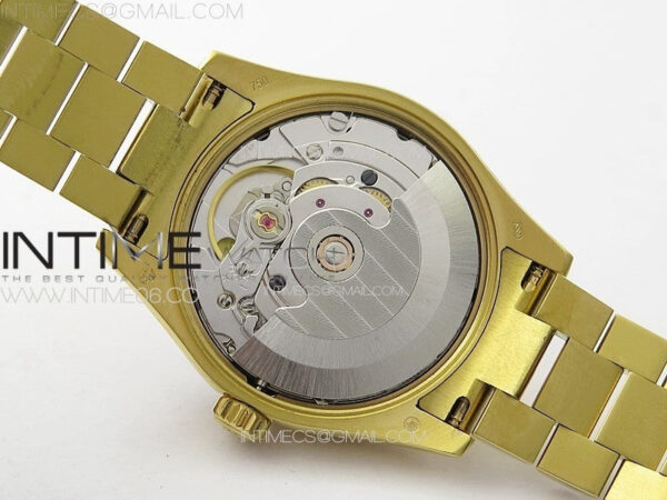 DateJust 31mm YG/Crystals Bezel APSF Best Edition Blue MOP Dial Crystals Markers on President Bracelet A2824 - Image 23