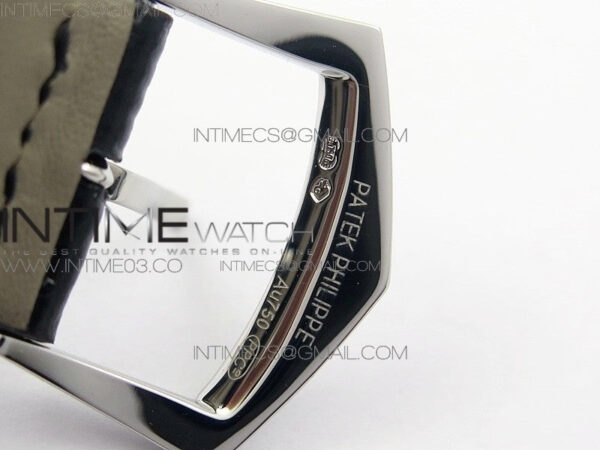 Calatrava 5296G SS ZF 1:1 Best Edition Ivory Dial On Black Leather Strap 324CS (Free box) - Image 24