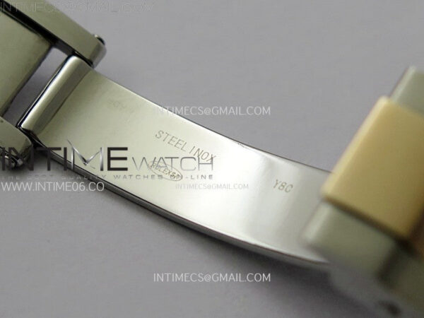 YachtMaster II 116681 Blue Ceramic Bezel SS/RG KF 1:1 Best Edition White Dial on Bracelet A7750 - Image 27