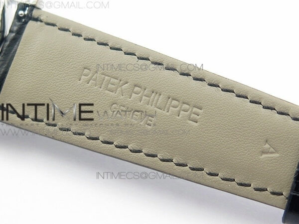 Calatrava 5296G SS ZF 1:1 Best Edition Ivory Dial On Black Leather Strap 324CS (Free box) - Image 26