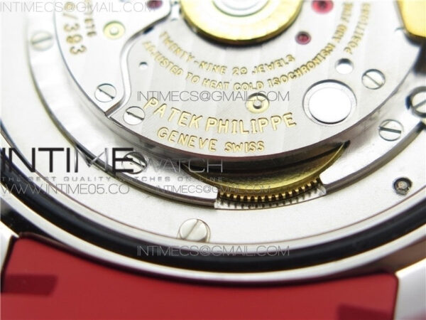 Aquanaut 5167A Singapore Edition SS ZF 1:1 Best Edition Red Second Hand on Red Rubber Strap 324CS (Free box) - Image 26