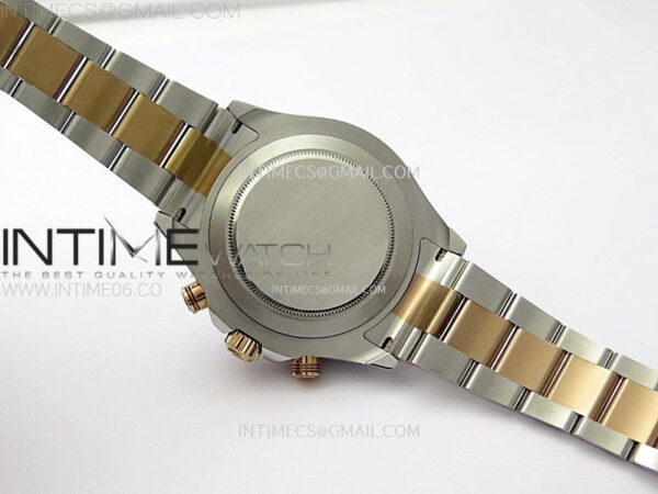 YachtMaster II 116681 Blue Ceramic Bezel SS/RG KF 1:1 Best Edition White Dial on Bracelet A7750 - Image 26