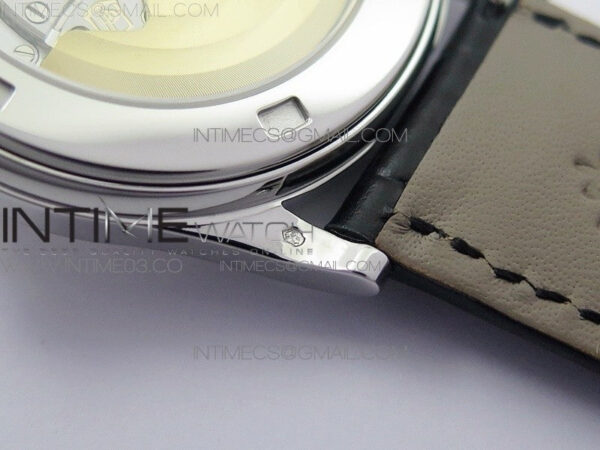 Calatrava 5296G SS ZF 1:1 Best Edition Ivory Dial On Black Leather Strap 324CS (Free box) - Image 29