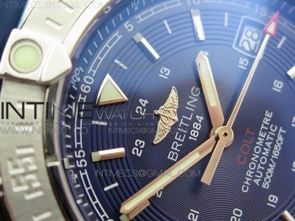 Colt Automatic 44mm SS Blue Textured Dial A2824 - Image 6