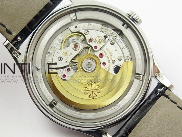 Calatrava 5296G SS ZF 1:1 Best Edition Ivory Dial On Black Leather Strap 324CS (Free box) - Image 37