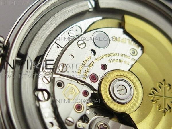 Calatrava 5296G SS ZF 1:1 Best Edition Ivory Dial On Black Leather Strap 324CS (Free box) - Image 39