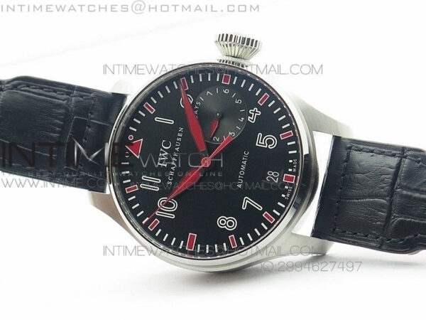 Big Pilot Real PR IW500435 "Muhammad Ali" ZF Best Edition on Black Leather Strap A51111 - Image 2