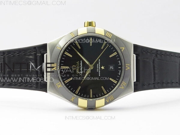 Constellation 131.33.41.21.03.001 SS/RG TW Best Edition Green Dial On Black Gummy Strap A8900 - Image 3