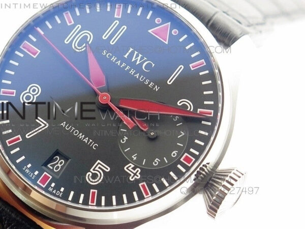 Big Pilot Real PR IW500435 "Muhammad Ali" ZF Best Edition on Black Leather Strap A51111 - Image 5