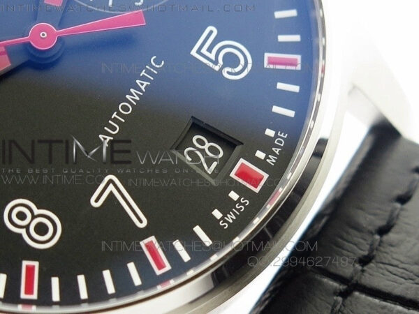 Big Pilot Real PR IW500435 "Muhammad Ali" ZF Best Edition on Black Leather Strap A51111 - Image 6