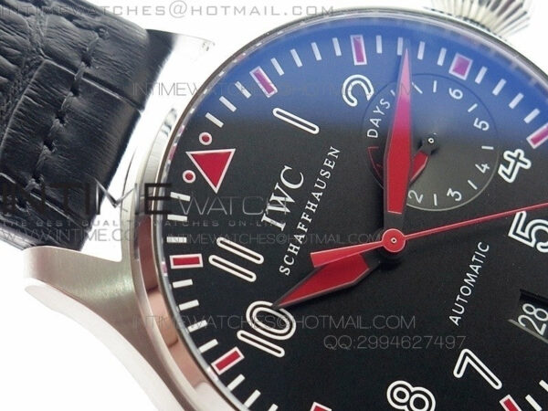 Big Pilot Real PR IW500435 "Muhammad Ali" ZF Best Edition on Black Leather Strap A51111 - Image 7
