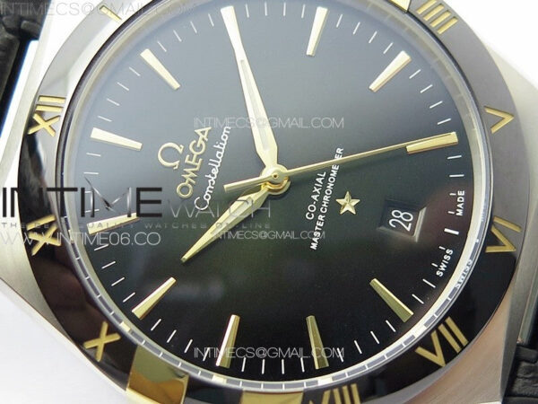 Constellation 131.33.41.21.03.001 SS/RG TW Best Edition Green Dial On Black Gummy Strap A8900 - Image 7