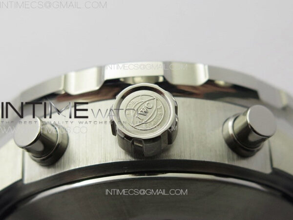 Aquatimer IW376711 SS V6SF 1:1 Best Edition Blue Dial on Blue Rubber Strap A7750 - Image 10