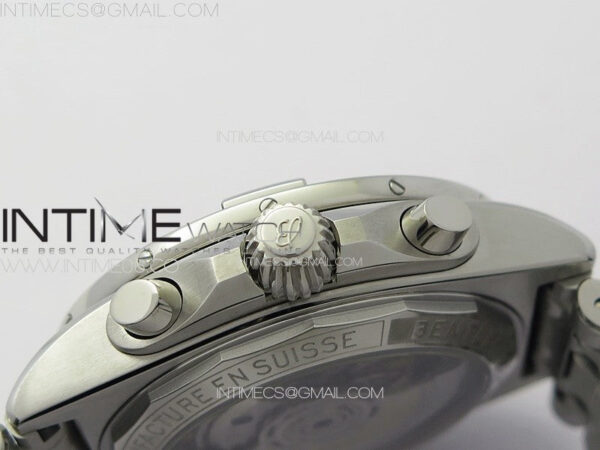 Chronomat B01 42mm SS TF 1:1 Best Edition Silver Dial Black Subdial on SS Bracelet A7750 - Image 11