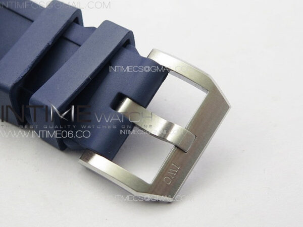 Aquatimer IW376711 SS V6SF 1:1 Best Edition Blue Dial on Blue Rubber Strap A7750 - Image 12