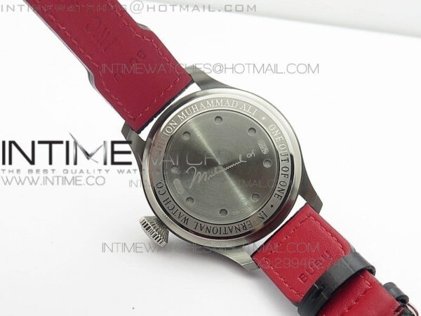 Big Pilot Real PR IW500435 "Muhammad Ali" ZF Best Edition on Black Leather Strap A51111 - Image 13