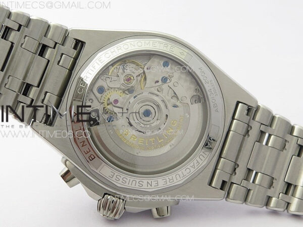 Chronomat B01 42mm SS TF 1:1 Best Edition Silver Dial Black Subdial on SS Bracelet A7750 - Image 20