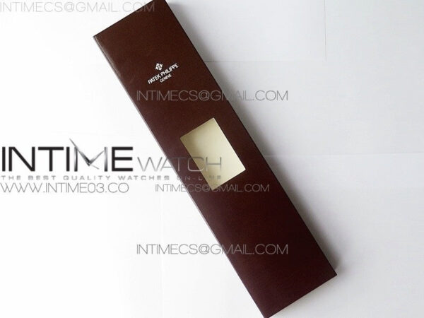 Calatrava 5296G SS ZF 1:1 Best Edition Ivory Dial On Black Leather Strap 324CS (Free box) - Image 45