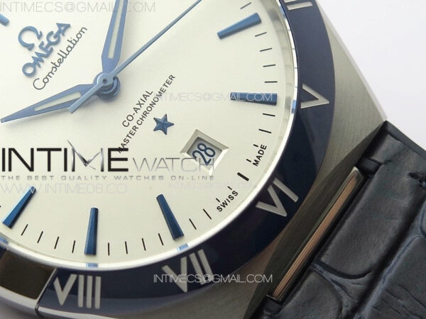 Constellation 131.33.41.21.03.001 SS TW Best Edition White Dial On Blue Gummy Strap A8900 - Image 6