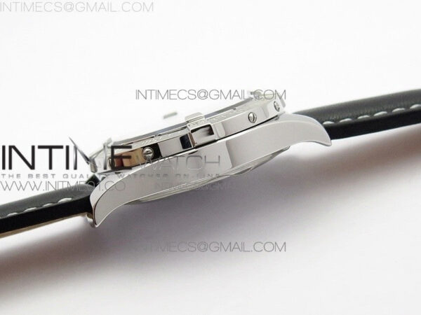Colt Automatic 44mm SS Black Textured Dial on Black Leather Strap A2824 - Image 8