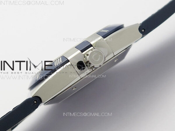 Constellation 131.33.41.21.03.001 SS TW Best Edition White Dial On Blue Gummy Strap A8900 - Image 9