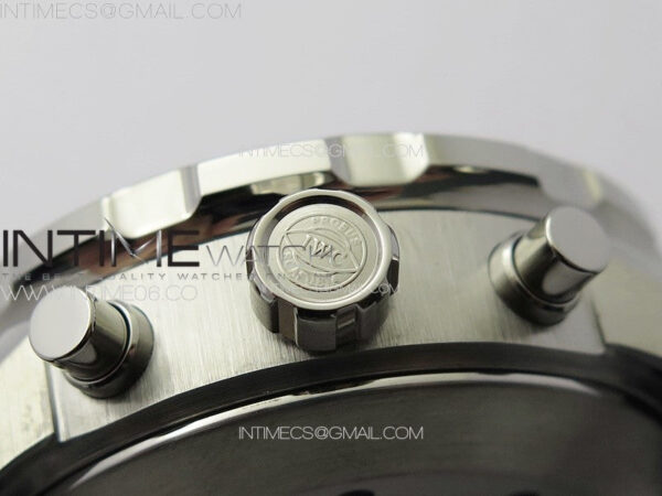 Aquatimer IW376709 SS V6SF 1:1 Best Edition Black Dial on Black Rubber Strap A7750 - Image 11