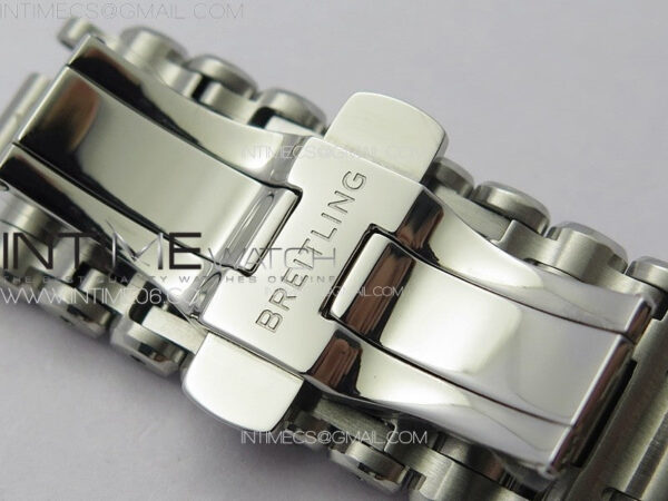 Chronomat B01 42mm SS TF 1:1 Best Edition Green Dial on SS Bracelet A7750 - Image 17