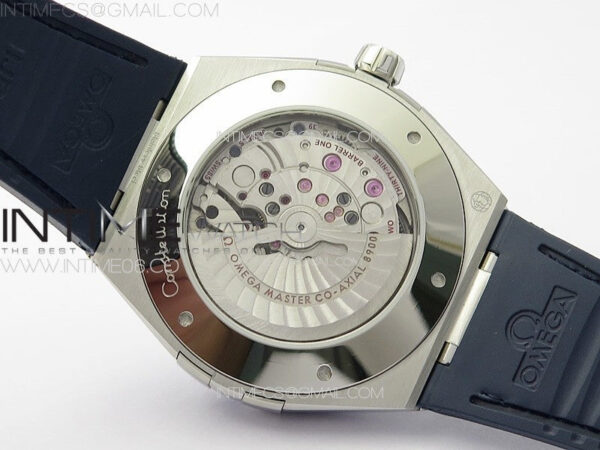 Constellation 131.33.41.21.03.001 SS TW Best Edition White Dial On Blue Gummy Strap A8900 - Image 20
