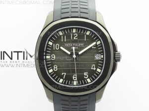Aquanaut Jumbo 5167A DLC ZF 1:1 Best Edition Black Dial on Black Rubber Strap 324CS(Free Box)