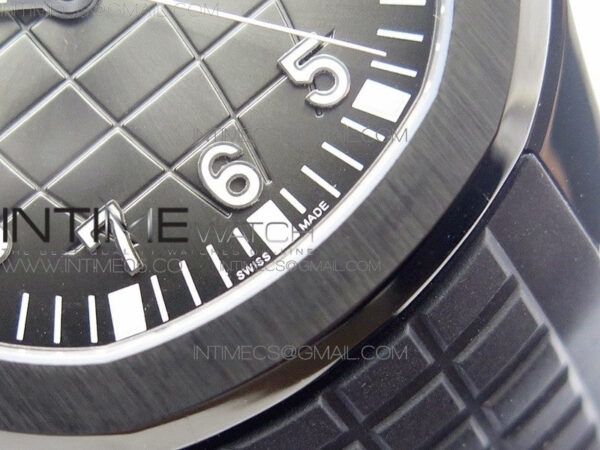 Aquanaut Jumbo 5167A DLC ZF 1:1 Best Edition Black Dial on Black Rubber Strap 324CS(Free Box) - Image 6