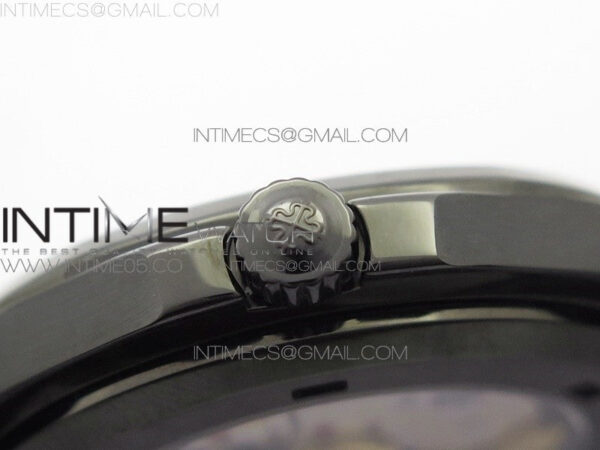 Aquanaut Jumbo 5167A DLC ZF 1:1 Best Edition Black Dial on Black Rubber Strap 324CS(Free Box) - Image 11