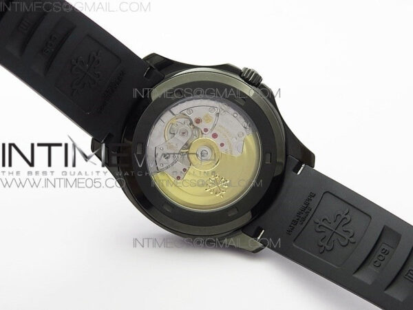 Aquanaut Jumbo 5167A DLC ZF 1:1 Best Edition Black Dial on Black Rubber Strap 324CS(Free Box) - Image 19