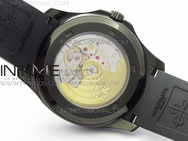 Aquanaut Jumbo 5167A DLC ZF 1:1 Best Edition Black Dial on Black Rubber Strap 324CS(Free Box) - Image 20