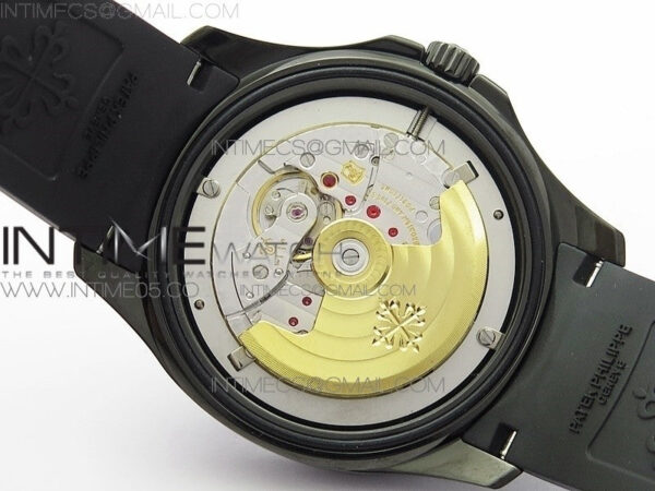 Aquanaut Jumbo 5167A DLC ZF 1:1 Best Edition Black Dial on Black Rubber Strap 324CS(Free Box) - Image 22