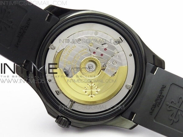 Aquanaut Jumbo 5167A DLC ZF 1:1 Best Edition Black Dial on Black Rubber Strap 324CS(Free Box) - Image 23