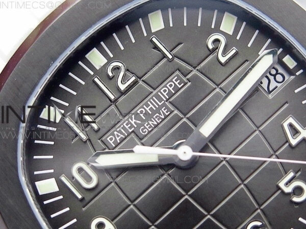 Aquanaut Jumbo 5167A DLC ZF 1:1 Best Edition Black Dial on White Rubber Strap 324CS(Free Box) - Image 8