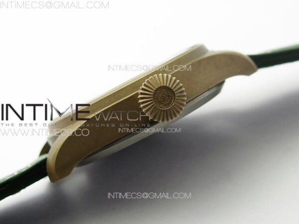 Big Pilot IW329702 Bronzo B12 Best Edition Green Dial on Brown Leather Strap A2824 - Image 7