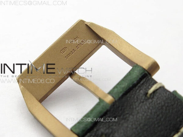 Big Pilot IW329702 Bronzo B12 Best Edition Green Dial on Brown Leather Strap A2824 - Image 11