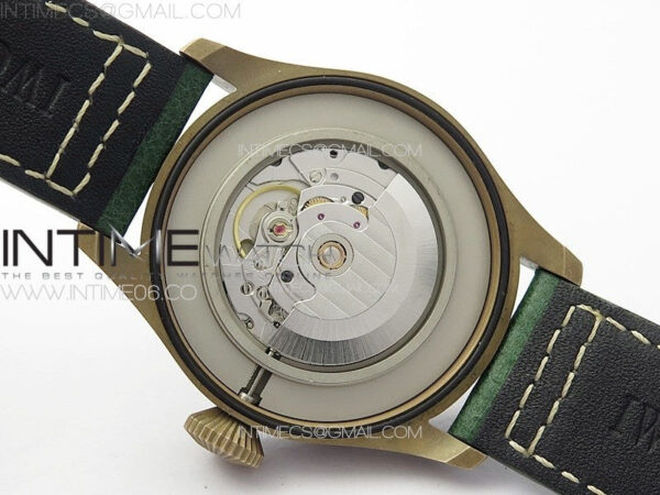 Big Pilot IW329702 Bronzo B12 Best Edition Green Dial on Brown Leather Strap A2824 - Image 16