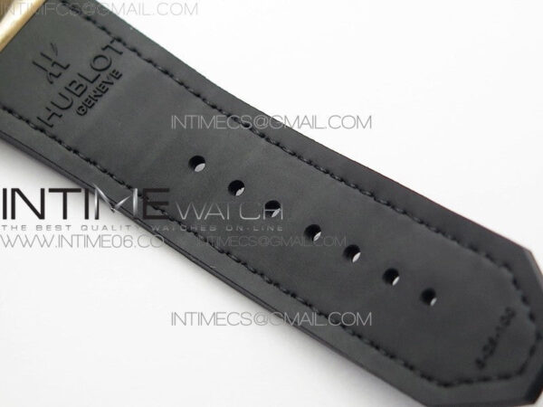 Classic Fusion 42mm RG Paved Diamonds Bezel B50F Black Dial On Black Gummy Strap A2892 - Image 17