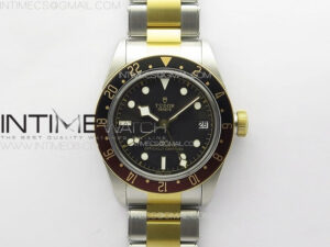 Black Bay GMT S&G Black/Brown Bezel ZF 1:1 Best Edition on SS/YG Bracelet A2836