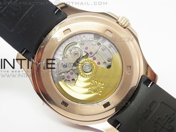 Aquanaut Jumbo BP Best Edition RG Black Dial on Black Rubber Strap Miyota 9015 PP324CS - Image 3
