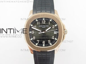 Aquanaut Jumbo BP Best Edition RG Black Dial on Black Rubber Strap Miyota 9015 PP324CS