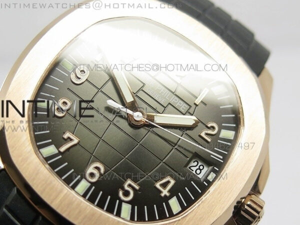 Aquanaut Jumbo BP Best Edition RG Black Dial on Black Rubber Strap Miyota 9015 PP324CS - Image 8